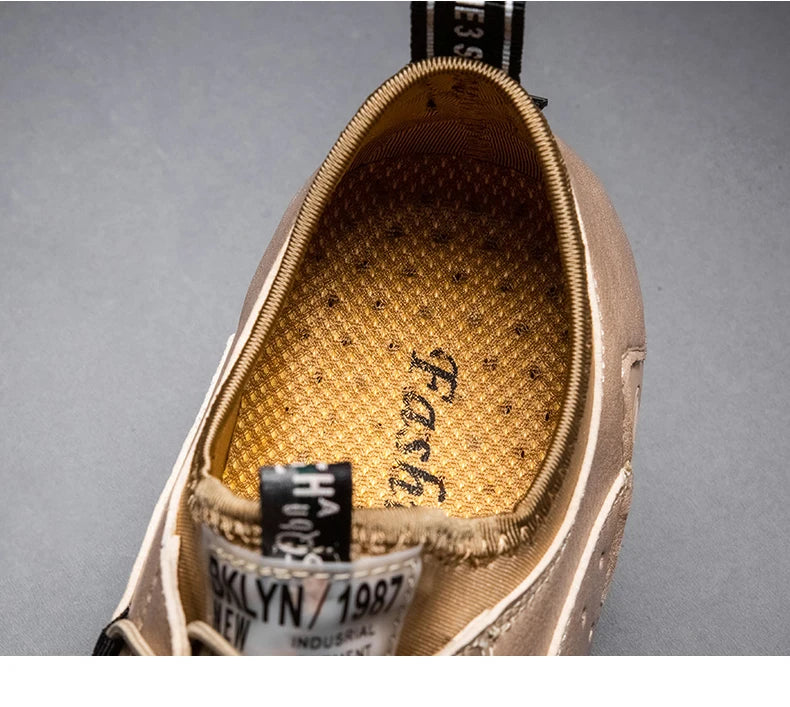 Sneakers Cuero Hombre Conducción 2024 - Casual Fashion Impermeables Luxury Mocasines Vestir