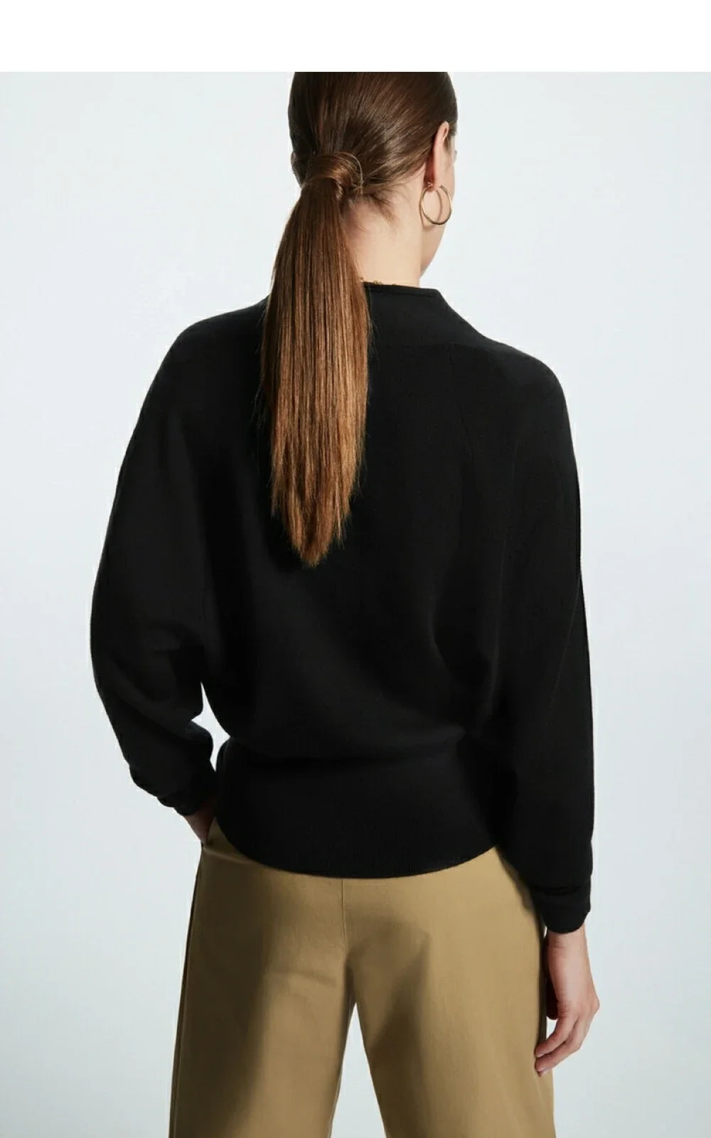 Cárdigan Mujer Lana Cuello V Primavera 2025 - Mezcla Lana Casual