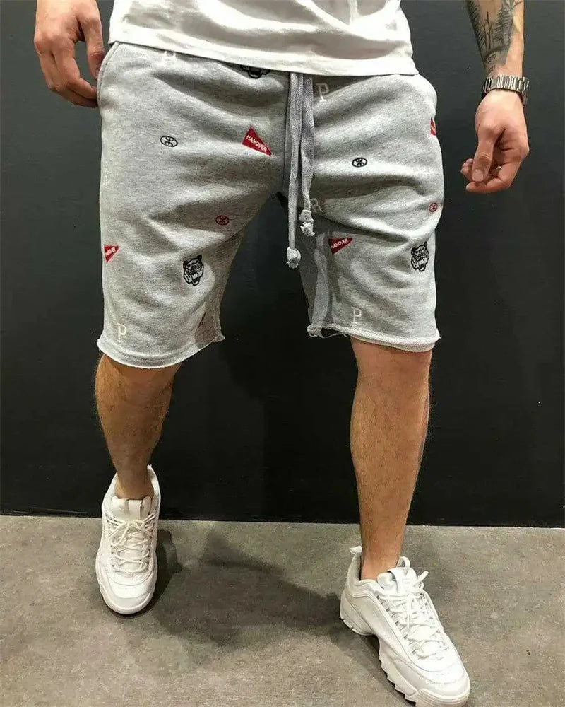 Shorts Cargo Hombre Casuales - Bermudas Bordadas Ajuste Relajado Algodón