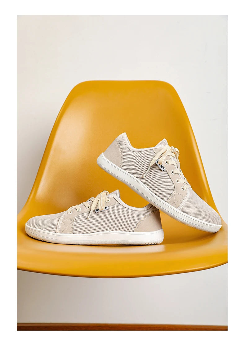 Zapatos Hombre Minimalistas Barefoot - Punta Ancha Zero Drop Transpirables Malla Ligeros Walking