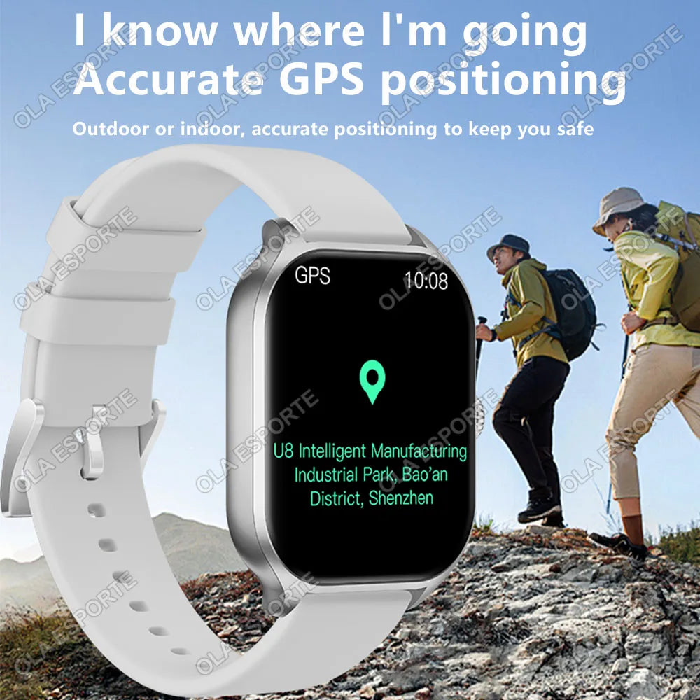 Smartwatch 2.01'' HD para Android iOS - Llamadas Bluetooth Deportivo Música