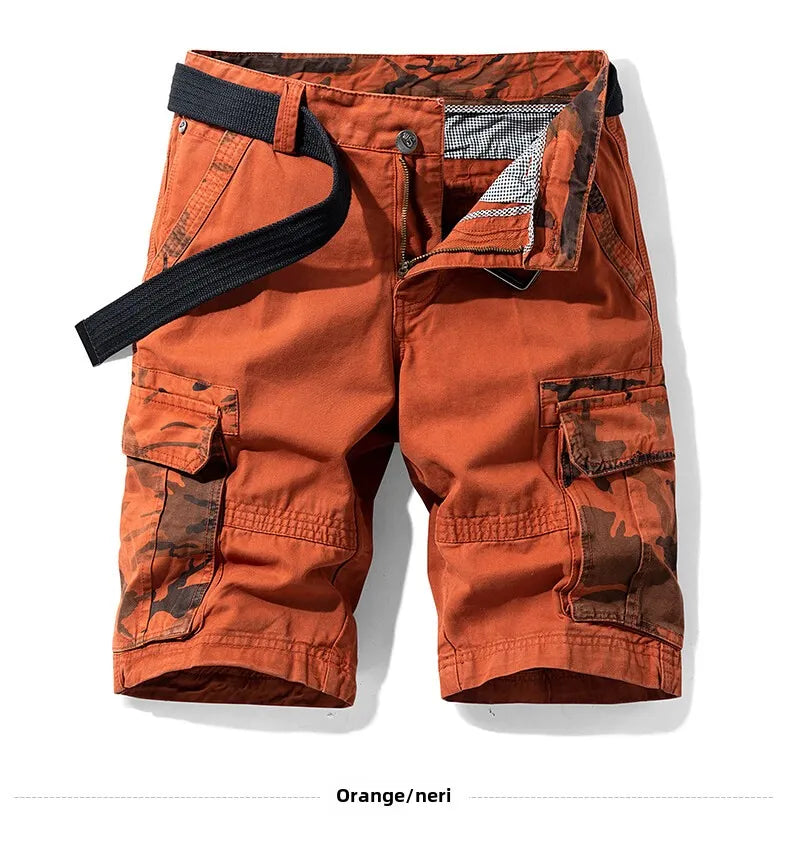 Shorts Trabajo Hombre Outdoor - Pantalones Casuales Senderismo Verano 2025