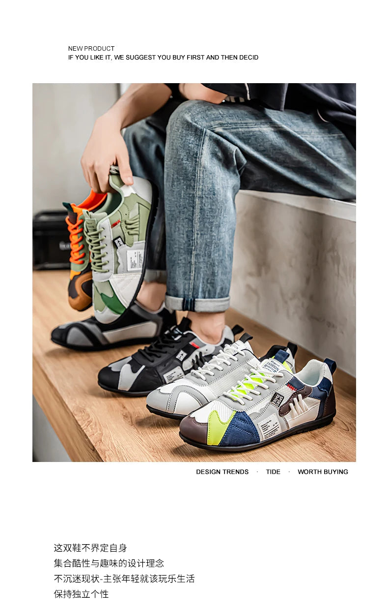 Sneakers Hombre Casual Outdoor - Senderismo Fashion Trendy Cómodas Elegantes