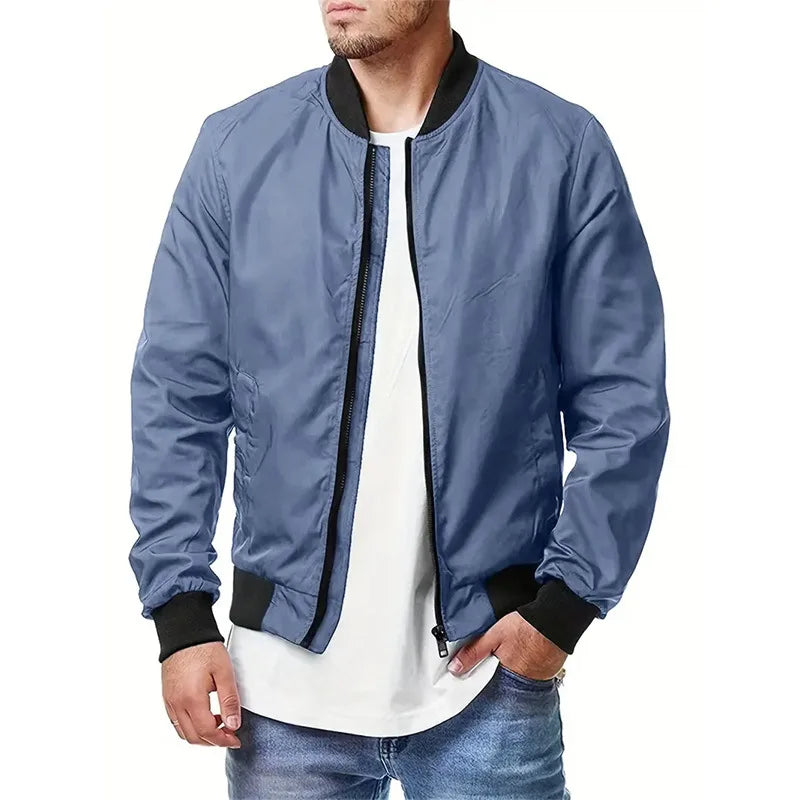 Chaqueta Bomber Militar Hombre 2025 - Jacket Casual Cortavientos Slim