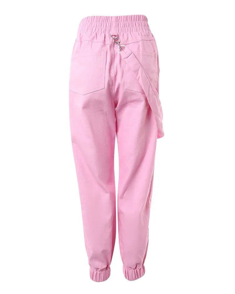 Pantalón Cargo Mujer Streetwear - Pantalón Casual Primavera 2024