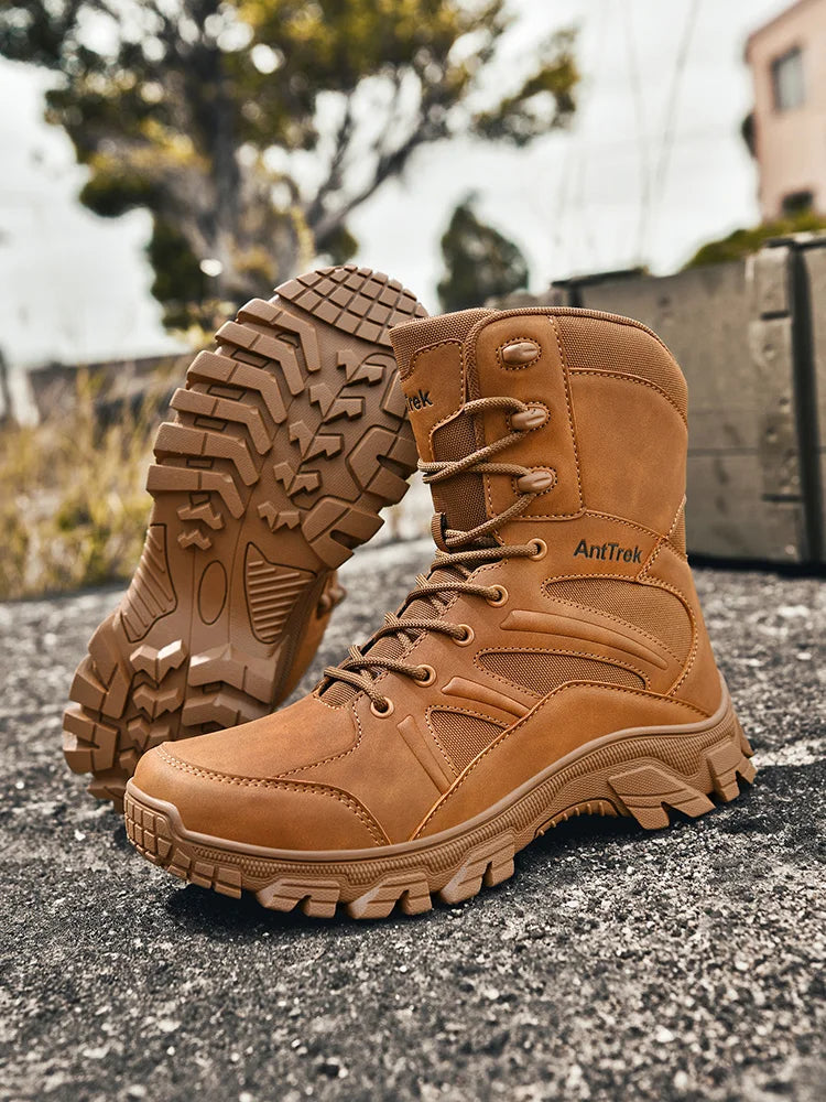 Botas Hiking Hombre High-Top Outdoor - Senderismo Cálidas Cómodas Casual Invierno