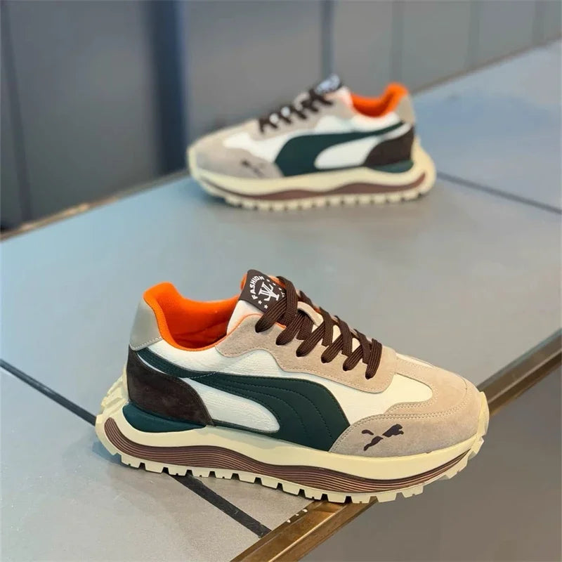 Zapatillas Deportivas Hombre Plataforma - Sneakers Casual Antideslizantes