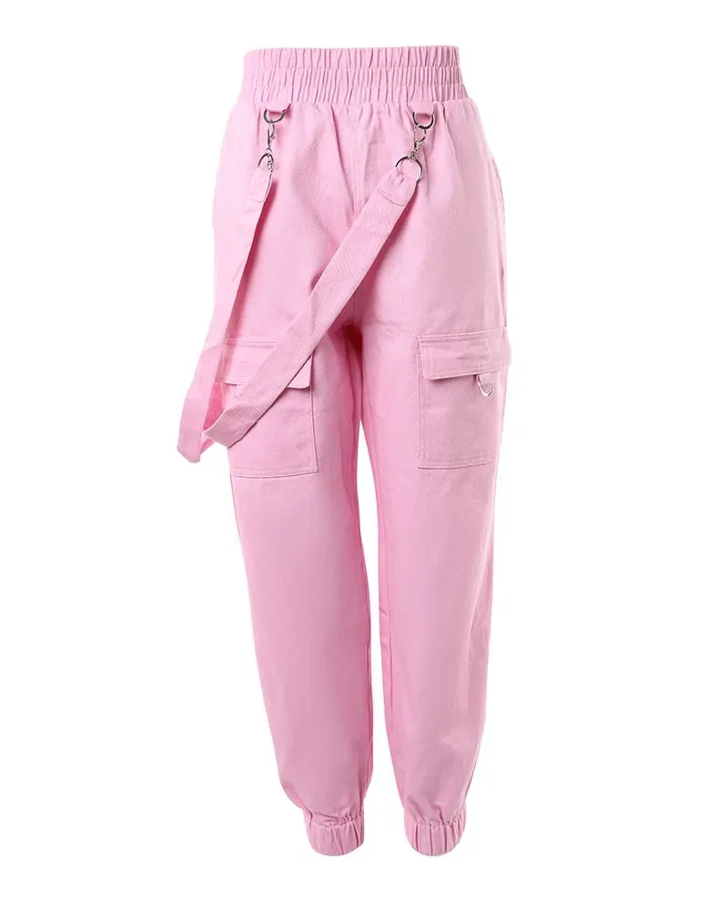 Pantalón Cargo Mujer Streetwear - Pantalón Casual Primavera 2024