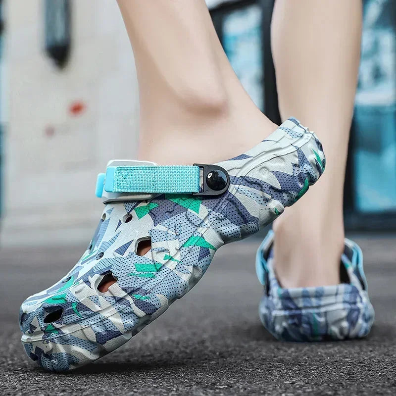 Chanclas Hombre Verano Playa - Sandalias Antideslizantes Outdoor Casual