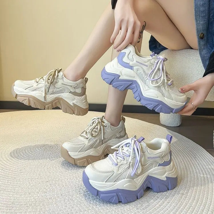 Sneakers Running Mujer Ligeros 2024 - Zapatillas Mesh Campus Casual Trendy