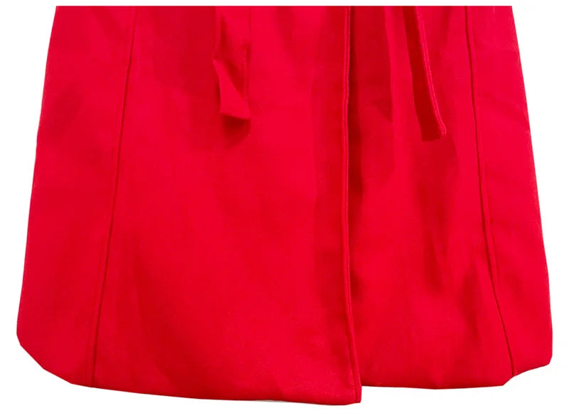 Abrigo Largo Mujer Estilo Coreano - Lana Invierno Negro