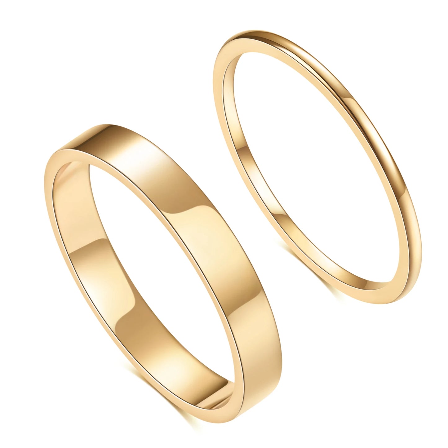 Anillos Apilables Colores Mixtos - Delicados Boho Mujer Uso Diario