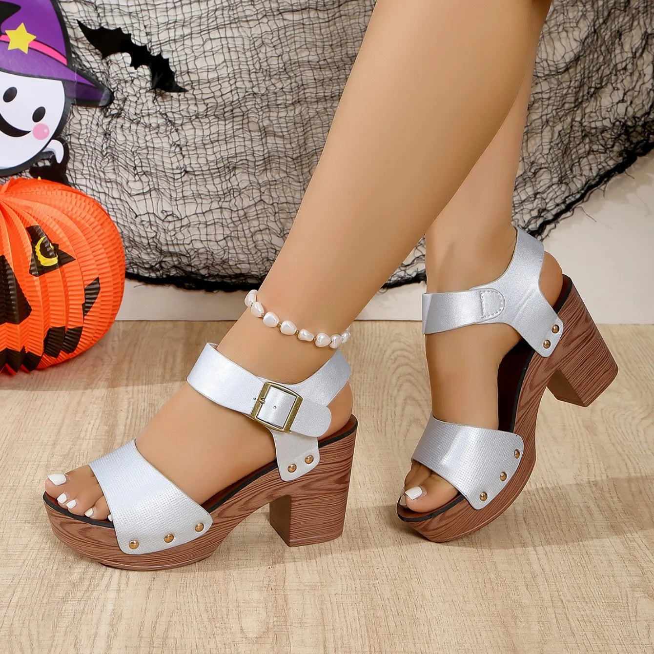 Sandalias Plataforma Tacón Alto Mujer 2024 - Zapatos Designer Gladiador Luxury