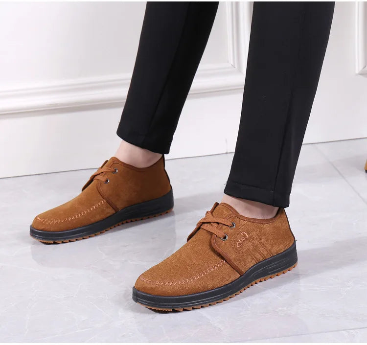 Zapatos Hombre Casual Transpirables - Loafers Sneakers 2023 Fashion Cómodos Planos Artesanales Retro Leisure