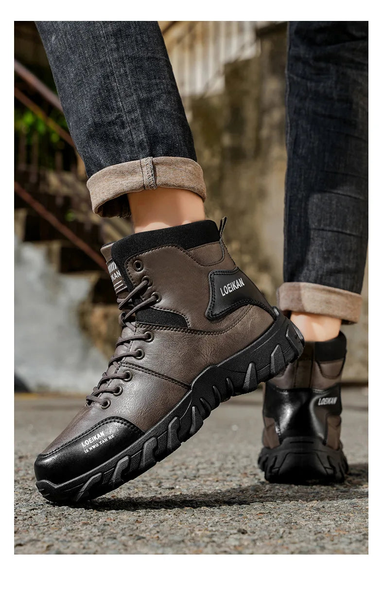 Botas Hombre Montañismo Deportivas - Casual Outdoor Senderismo Trendy Fashion Street Versátiles