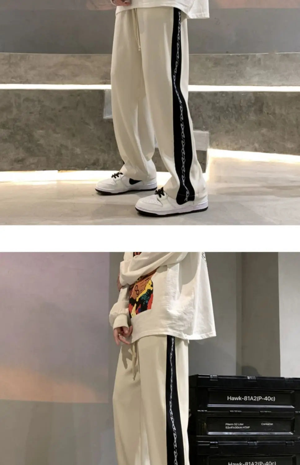 Pantalones Hombre Verano Color Sólido - Baggy Streetwear Ligeros Pierna Recta Casuales