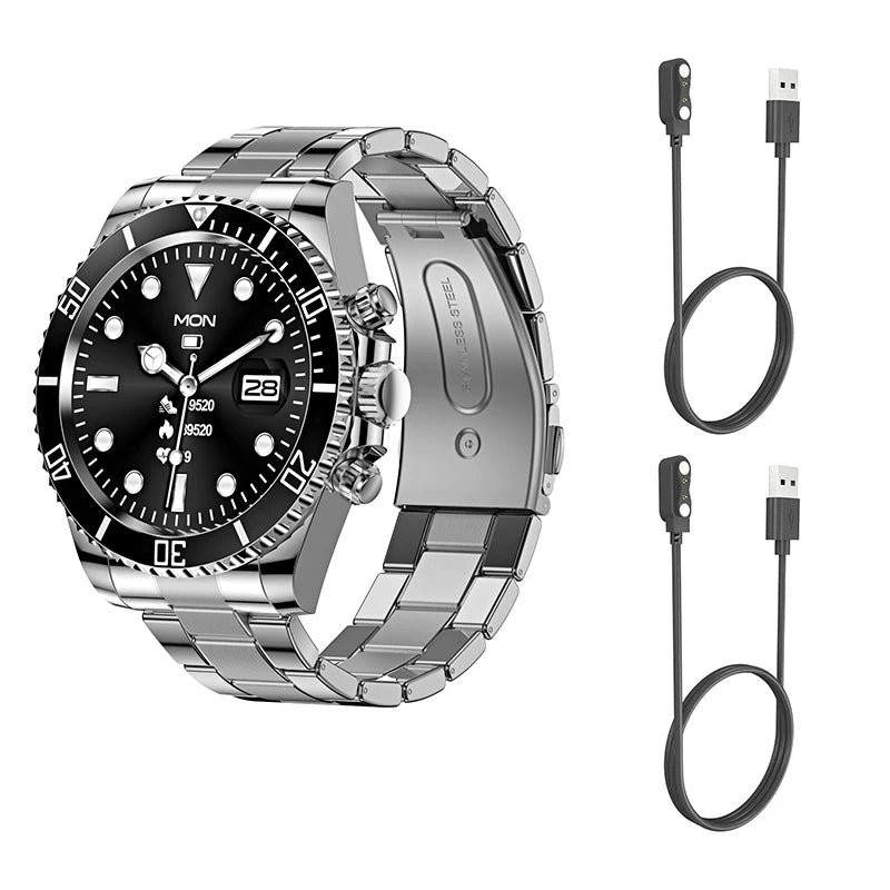 Smartwatch AW12 Luxury 2024 - Acero High-End Android iOS Réplica Military