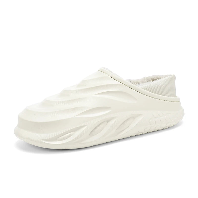 Pantuflas Casa Hombre Forro Polar - Invierno Cálidas Antideslizantes Impermeables