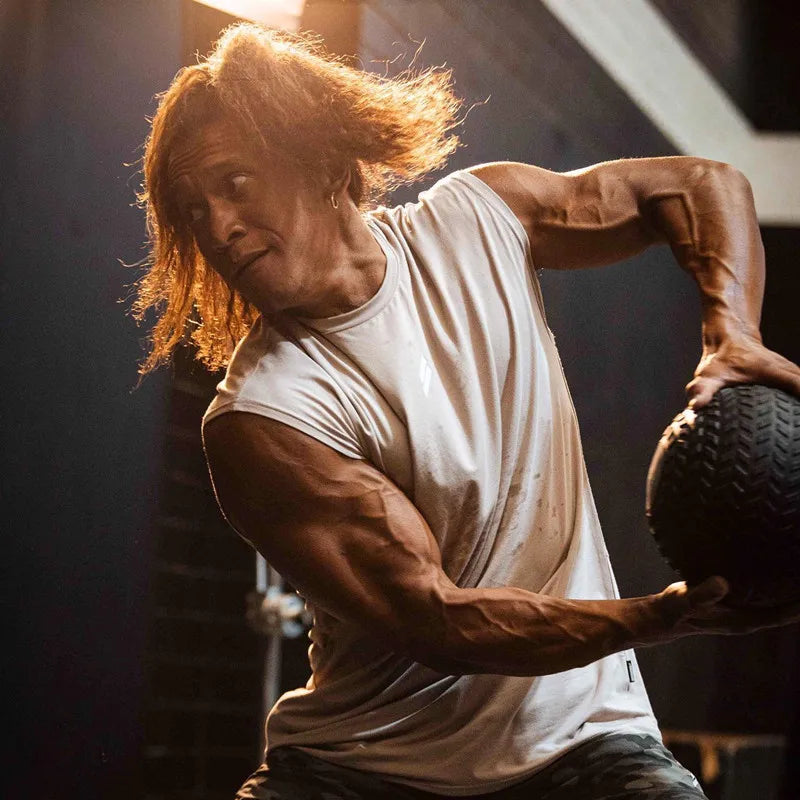 Camiseta Deportiva Hombre Sin Mangas - Chaleco Secado Rápido Verano