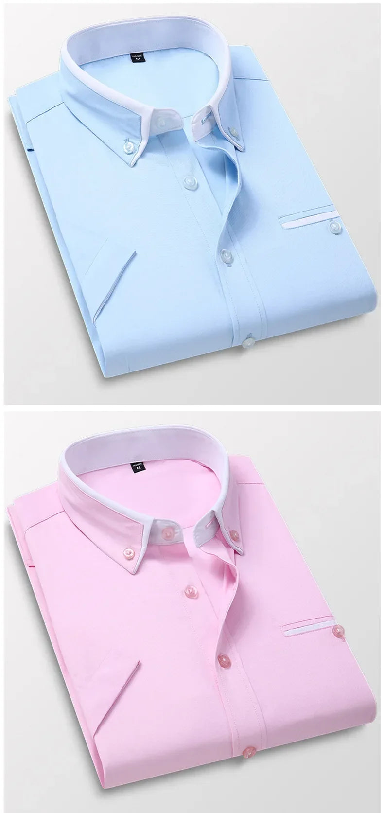 Camisa Hombre Verano Manga Corta - Slim Sin Plancha Casual Vestir Padrinos