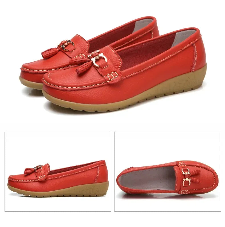 Zapatos Slip-On Mujer Ballet Flats - Moccasins Casual Planos Cómodos