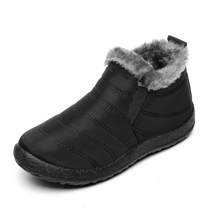 Botas Nieve Mujer Plataforma Punk - Slip On Tobillo Piel Cálidas Invierno