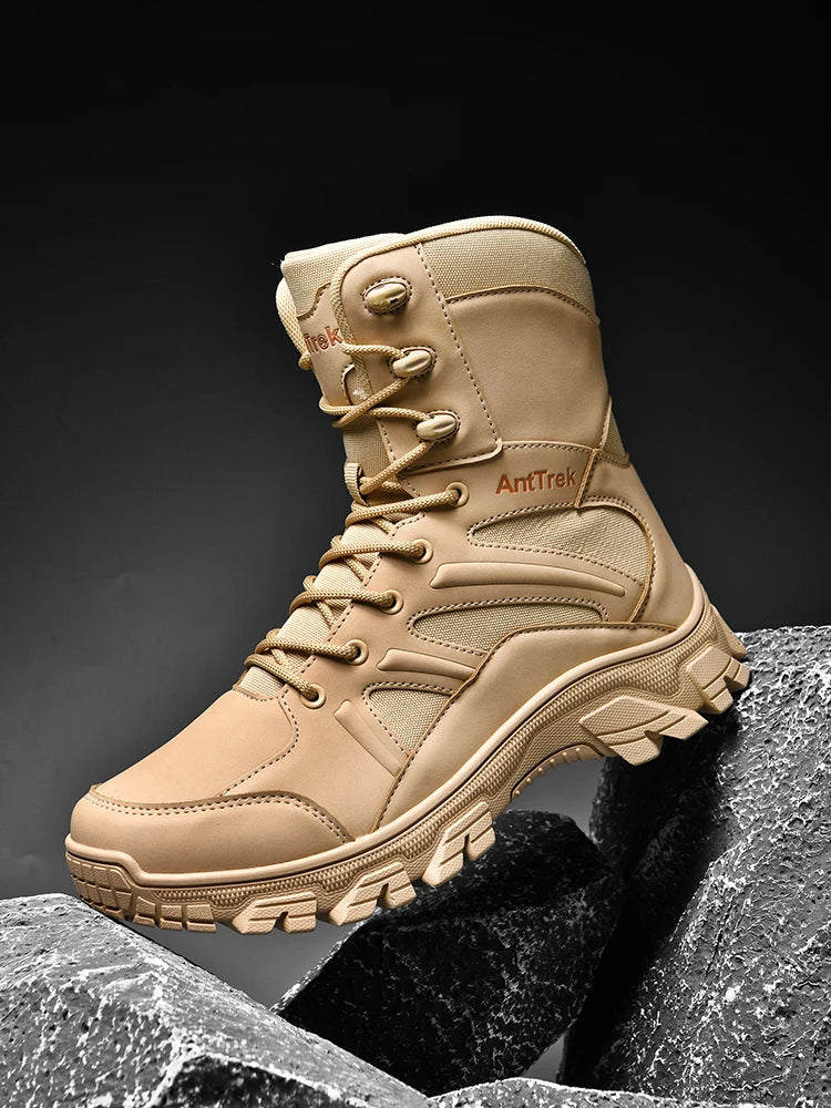 Botas Hiking Hombre High-Top Outdoor - Senderismo Cálidas Cómodas Casual Invierno