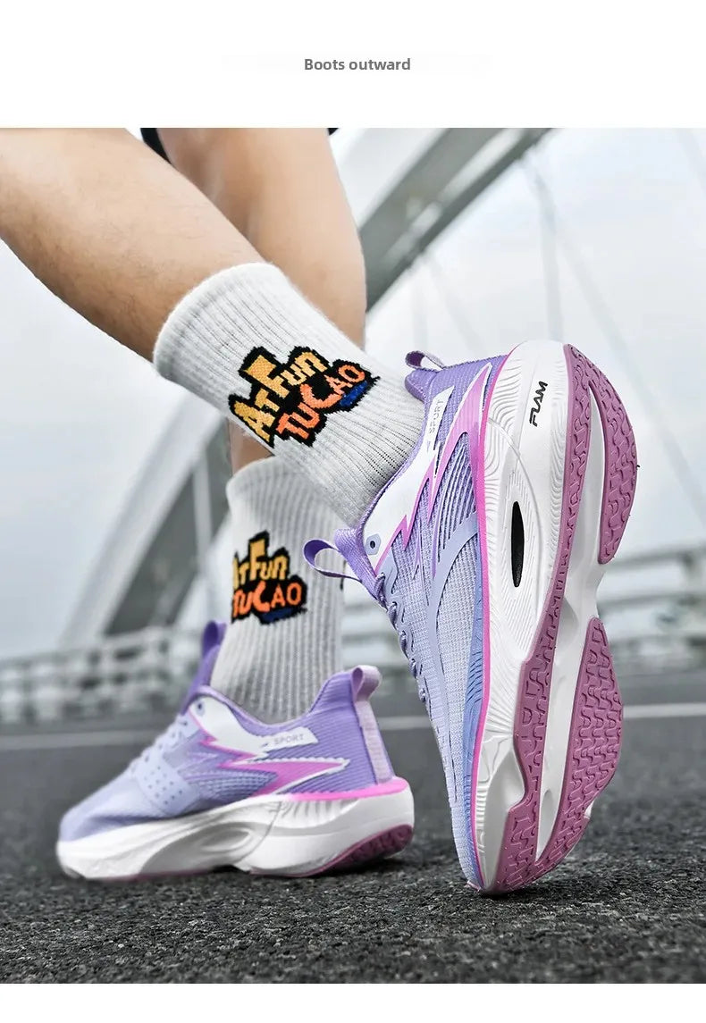 Zapatillas Marathon Profesionales Placa Carbono - Running Competición Verano