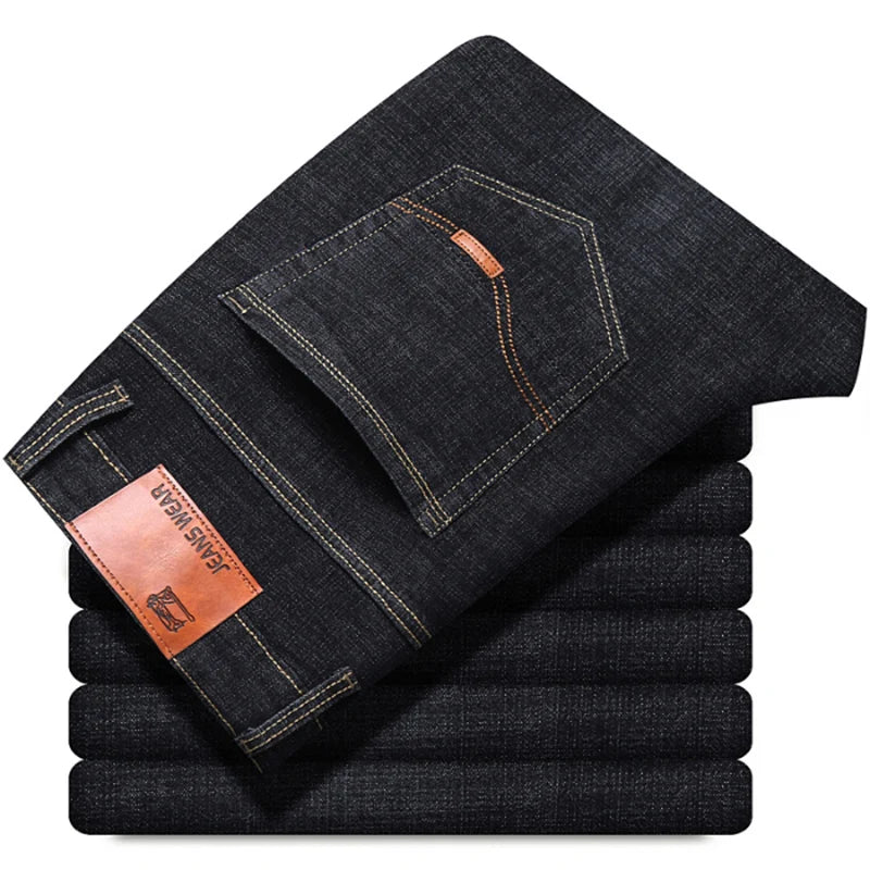 Vaqueros Hombre 2025 Stretch Slim Fit - Jeans Business Cómodos Suaves Marca