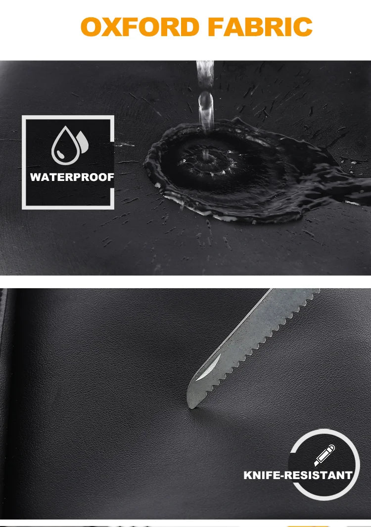 Mochila Cuero Hombre Laptop 14 Pulgadas - Viaje Business Puerto USB Resistente al Agua Daypack