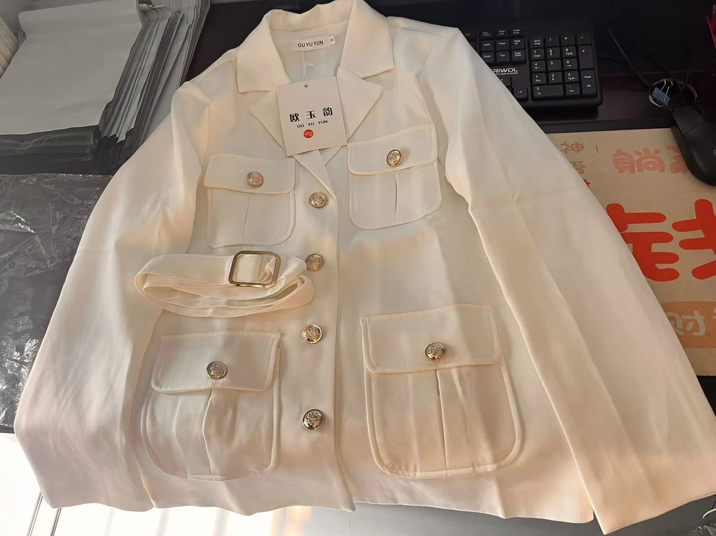 Blazer Mujer Elegante Otoño - Chaqueta Oficina 2025