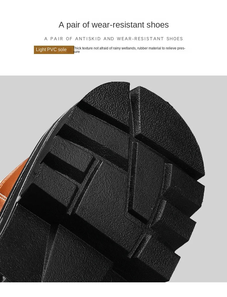 Botas Hombre 2023 Otoño Invierno - Transpirables High-Top Aumentan Altura Suela Gruesa All-Match Canvas Casual