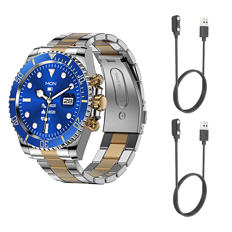 Smartwatch AW12 Luxury 2024 - Acero High-End Android iOS Réplica Military