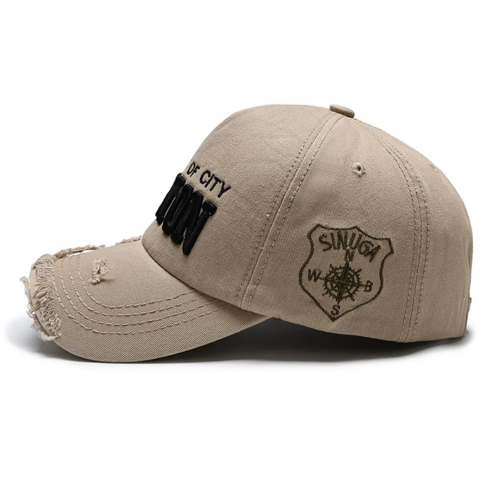 Gorra Baseball Cowboy Worn - Trucker Vintage Golf Cap Casual