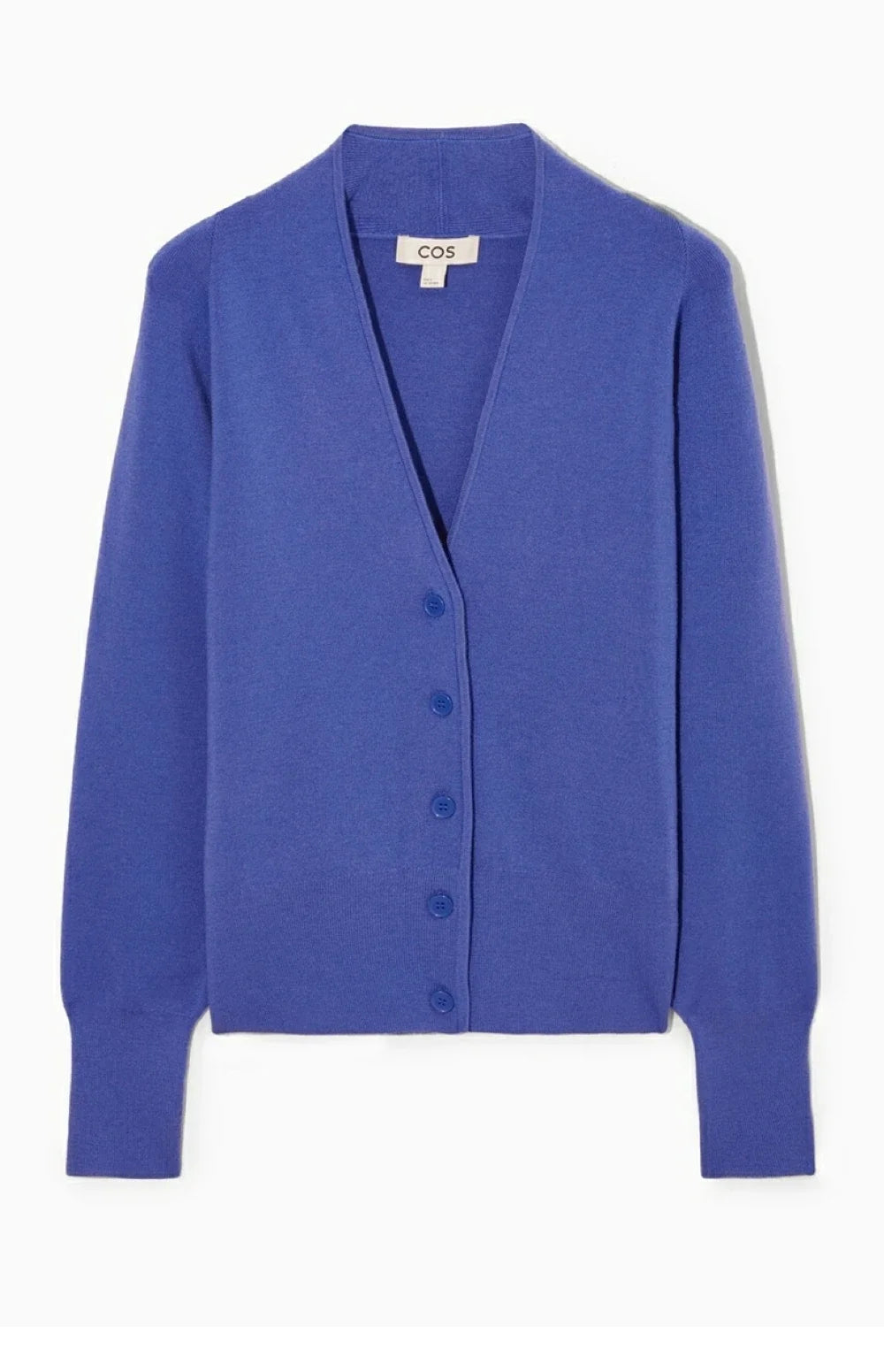 Cárdigan Mujer Lana Cuello V Primavera 2025 - Mezcla Lana Casual