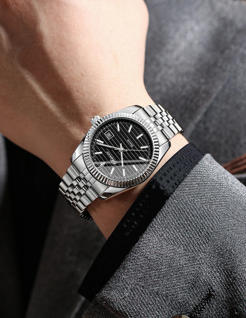 Reloj CHENXI 004D Hombre - Cuarzo Resistente al Agua con Calendario Luminoso