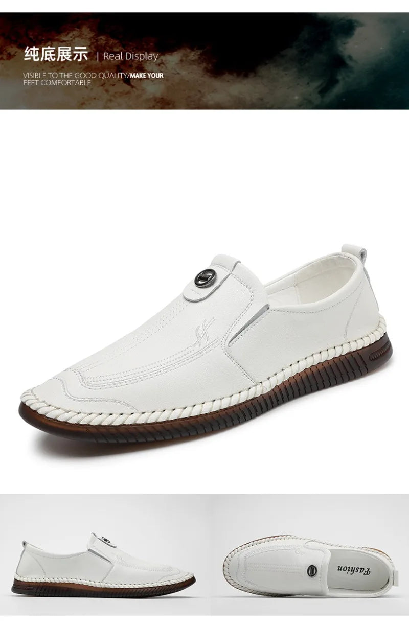 Zapatos Hombre Business Cuero - Vestir Clásicos Fashion Artesanales Conducción Loafers Mocasines