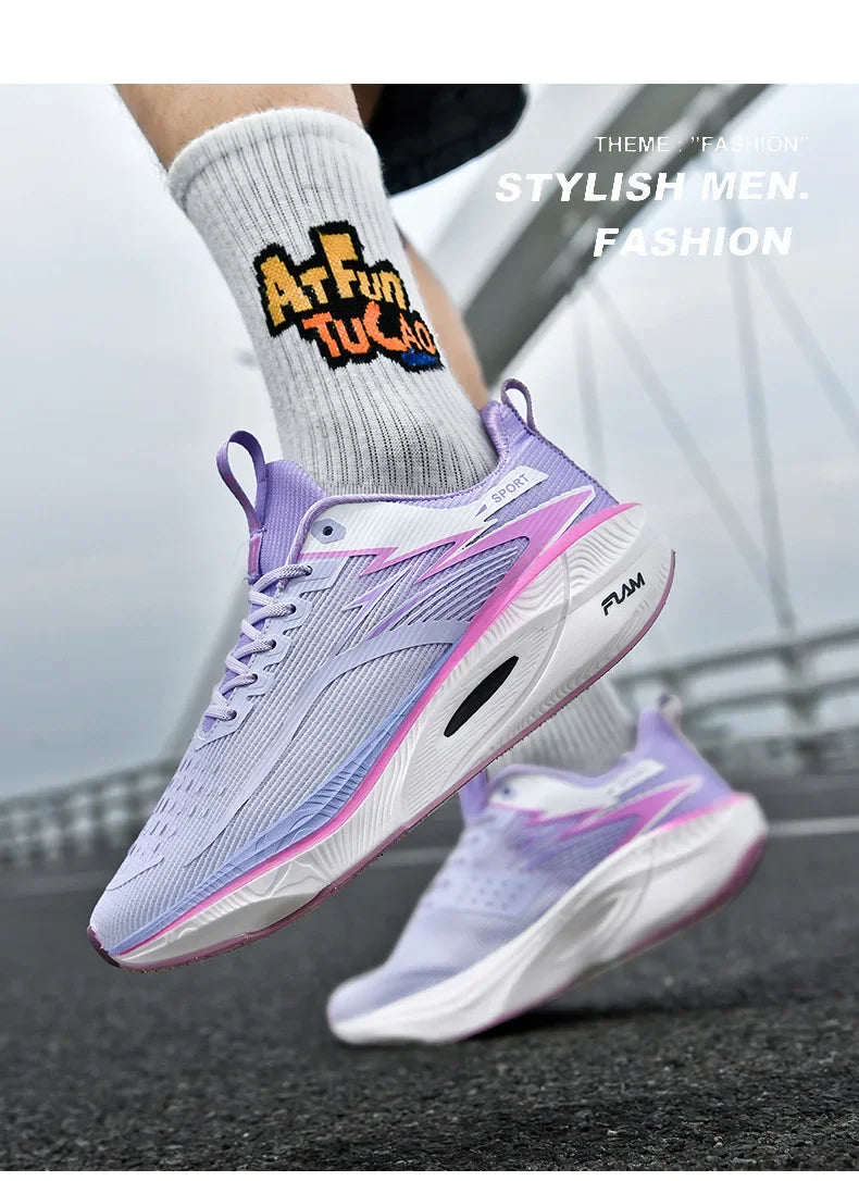 Zapatillas Marathon Profesionales Placa Carbono - Running Competición Verano