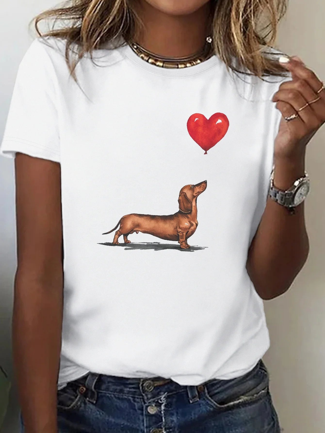 Camiseta Oversized Mujer Verano - Top Manga Corta Casual Tallas Grandes