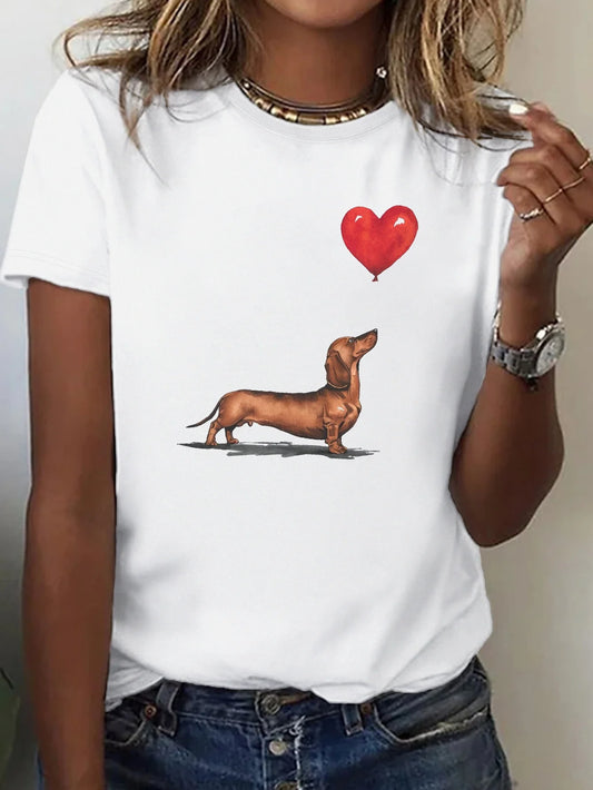 Camiseta Oversized Mujer Verano - Top Manga Corta Casual Tallas Grandes