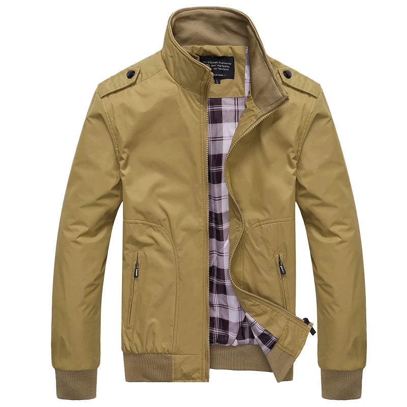Chaqueta Bomber Hombre Impermeable - Jacket Militar Cortavientos