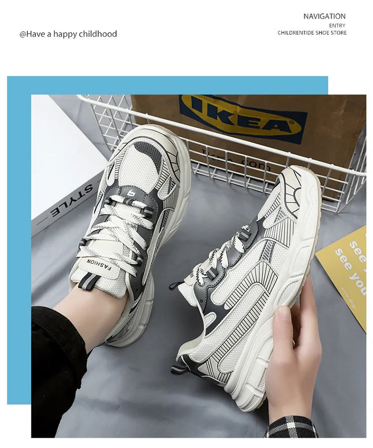 Sneakers Plataforma Mujer Tendencia - Zapatillas Ligeras Transpirables Running