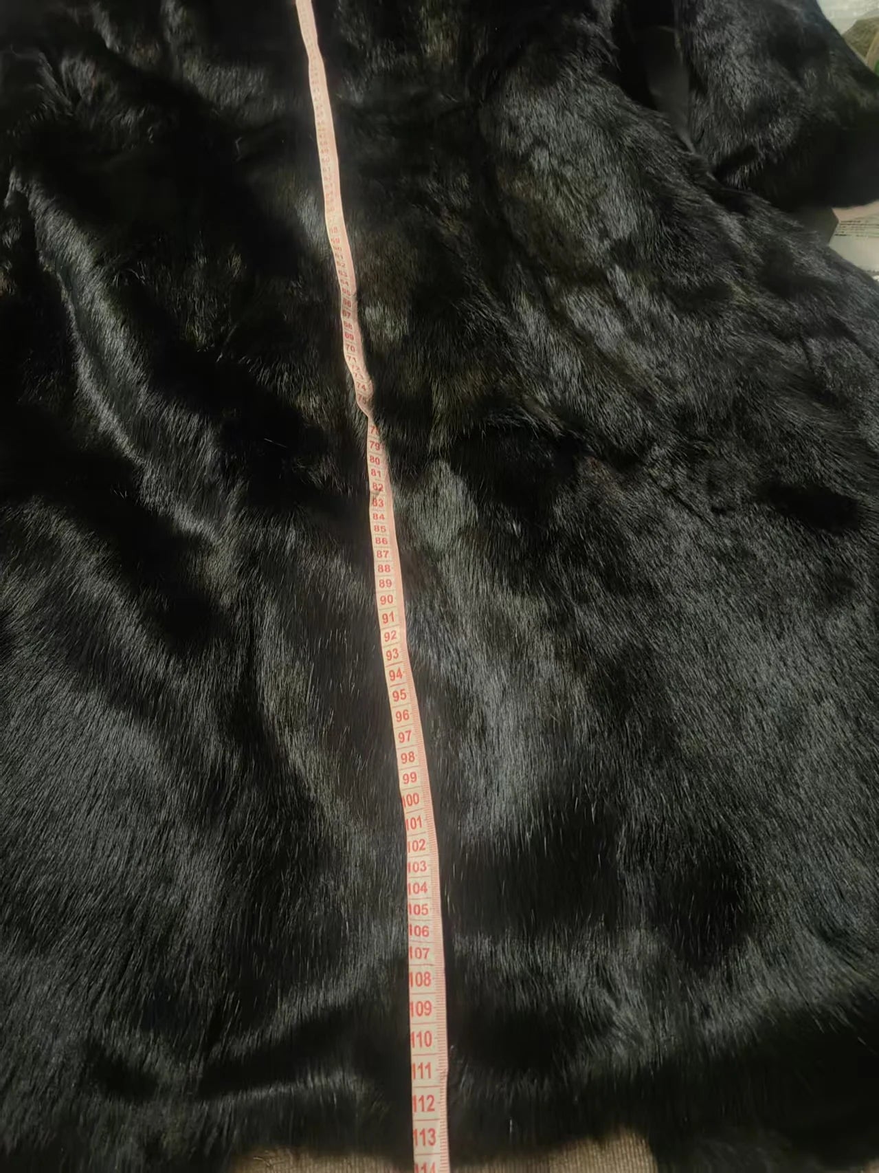 Abrigo Piel Conejo Rex Mujer - Abrigo Largo Cuello Zorro Fashion Invierno