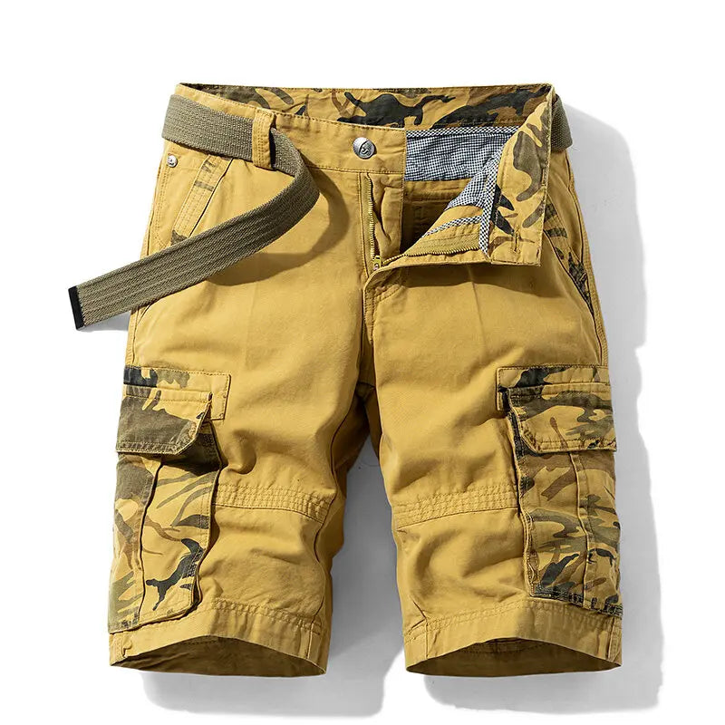 Shorts Trabajo Hombre Outdoor - Pantalones Casuales Senderismo Verano 2025