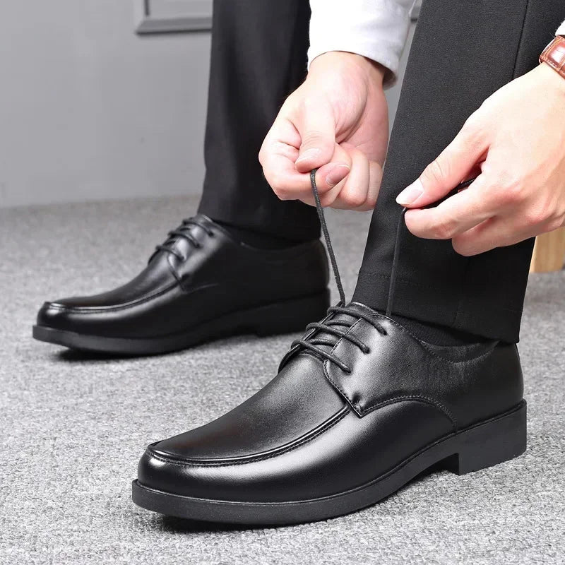 Zapatos Vestir Hombre Cuero Italiano - Elegantes Business Casual Lujo Formales