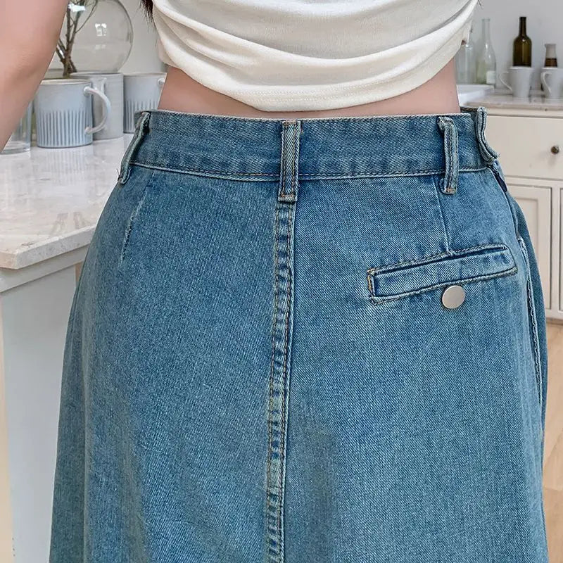 Jeans Mujer Pierna Ancha Americanos - Pantalón Holgado 2025