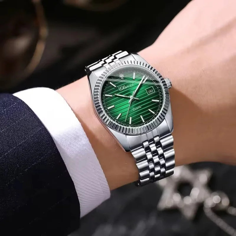 Reloj CHENXI 004D Hombre - Cuarzo Resistente al Agua con Calendario Luminoso