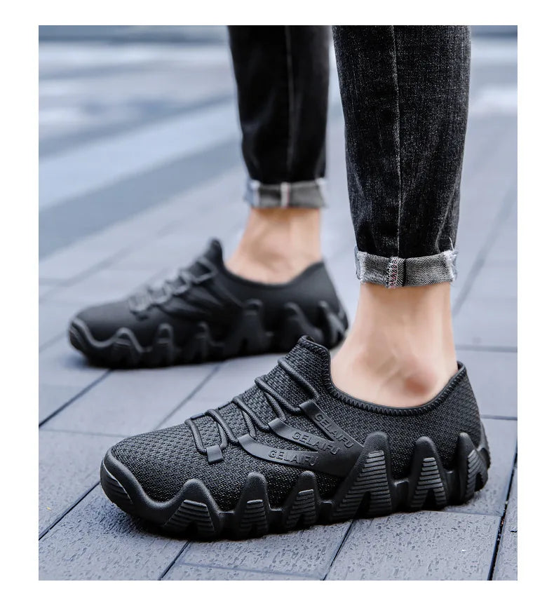 Botas Lluvia Hombre Fashion - Impermeables Antideslizantes Trabajo Cocina Goma Planas