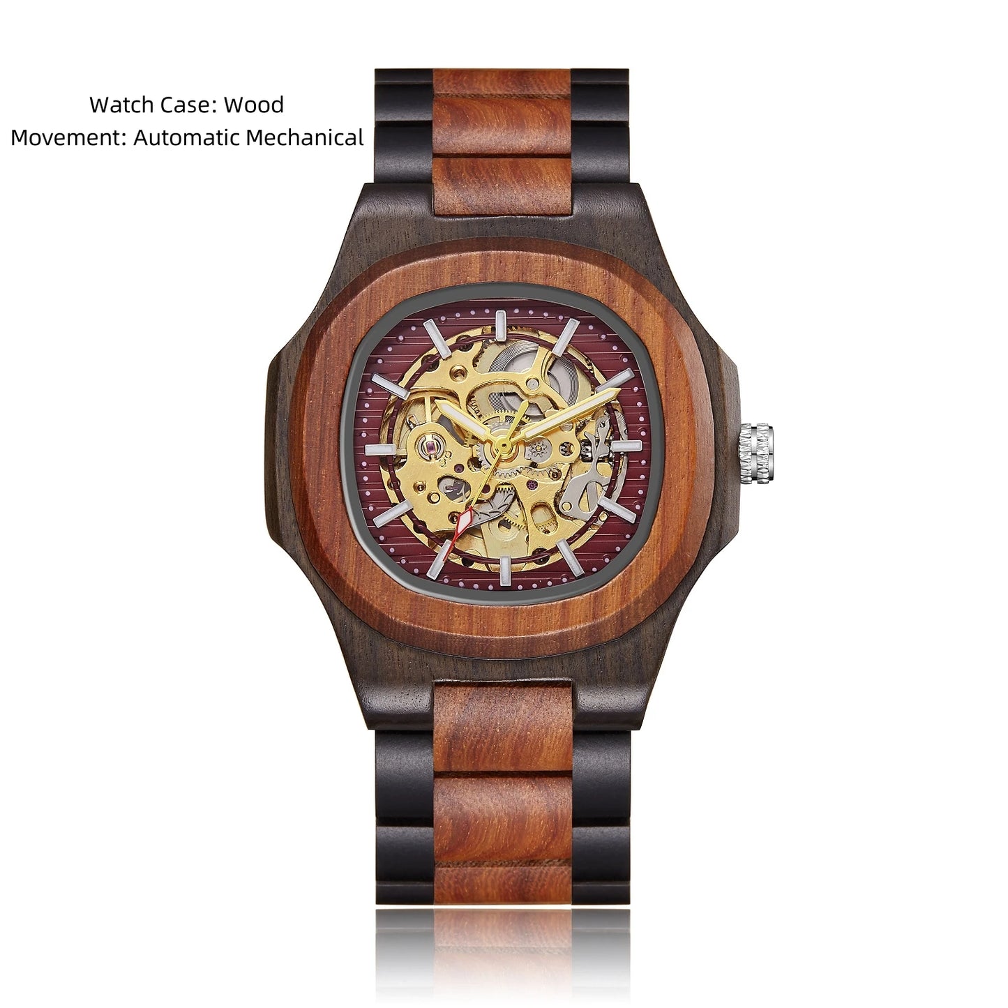 Reloj Mecánico Automático Skeleton Luxury 2023 - Cristal Zafiro Acero Inoxidable