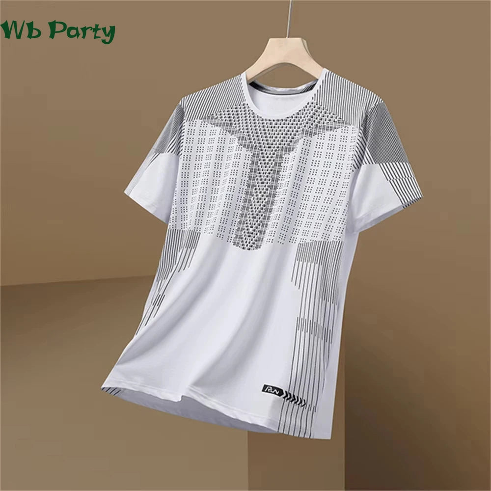 Camiseta Deportiva Hombre 3D - Running Casual Estampado Gráfico